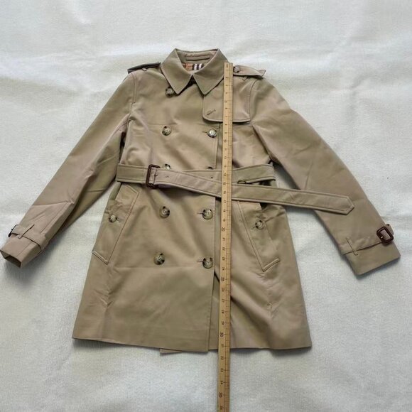 NWOT ！Burberry  Short Chelsea Heritage Trench Coat - Picture 11 of 16